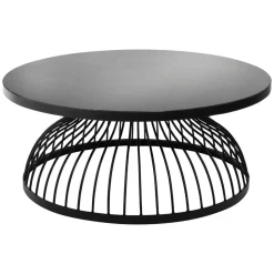 Stolik kawowy Kushi 90cm czarny