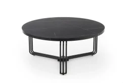 Stolik kawowy Lintica L czarny marmur/