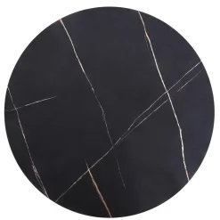 Stolik kawowy Lintica L czarny marmur/