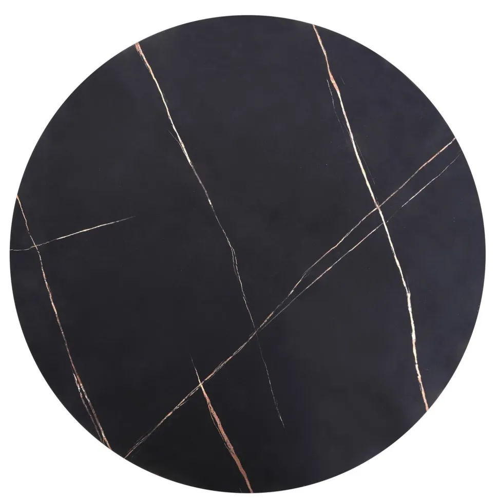 Stolik kawowy Lintica L czarny marmur/