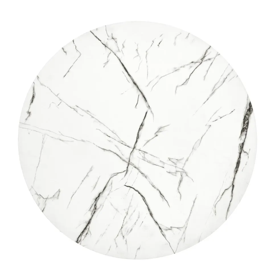 Stolik kawowy Lintica M biały marmur/