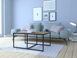 Stolik kawowy Maxwell wotan/czarny