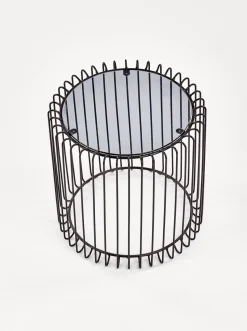 Stolik kawowy Minera czarny / dymiony