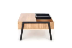 Stolik kawowy Mobis naturalny/ czarny