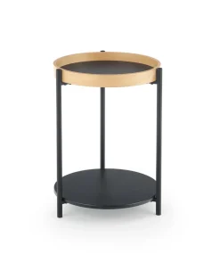 Stolik kawowy Polo czarny / dąb
