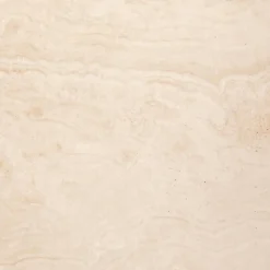 Stolik kawowy Prunus 80cm trawertyn/chrom