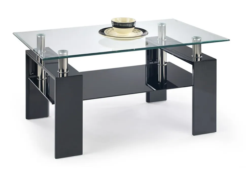 Stolik kawowy Rafes czarny lakierowana