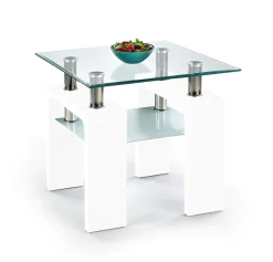 Stolik kawowy Rafes S biała lakierowana