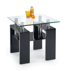 Stolik kawowy Rafes S czarny lakierowana