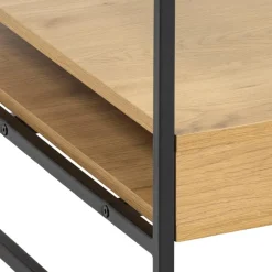 Stolik kawowy Randolf szkło/dąb