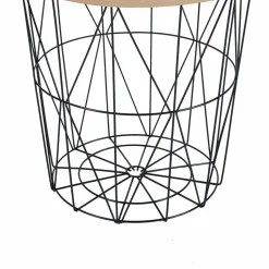 Stolik kawowy Salvatore naturalny/czarny stelaż