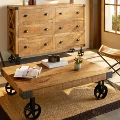 Stolik kawowy Silas mango