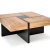 Stolik kawowy Sisel dąb craft/ czarny