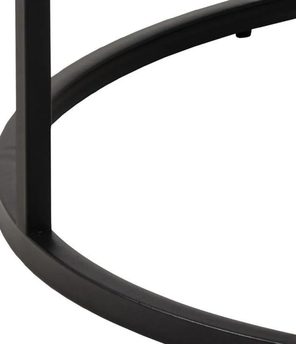 Stolik kawowy Spiro biały/czarny