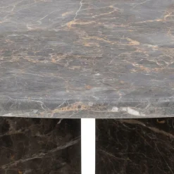 Stolik kawowy Vega okrągły brązowy