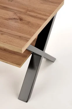 Stolik kawowy Venom S dąb wotan/czarny