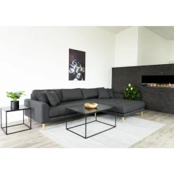 Stolik kawowy Vita czarny 60x90cm