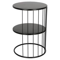 Stolik Kobu okrągły czarny