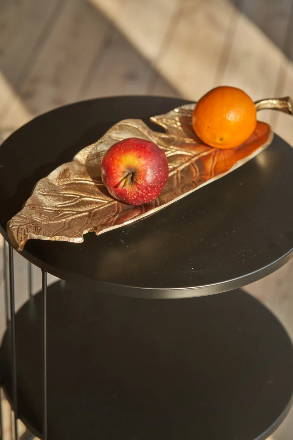 Stolik Kobu okrągły czarny