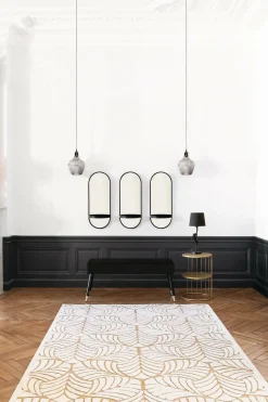 Stolik Kobu okrągły złoty