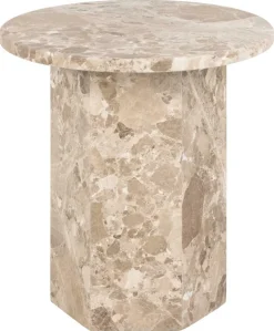 Stolik Naxos marmur brązowy