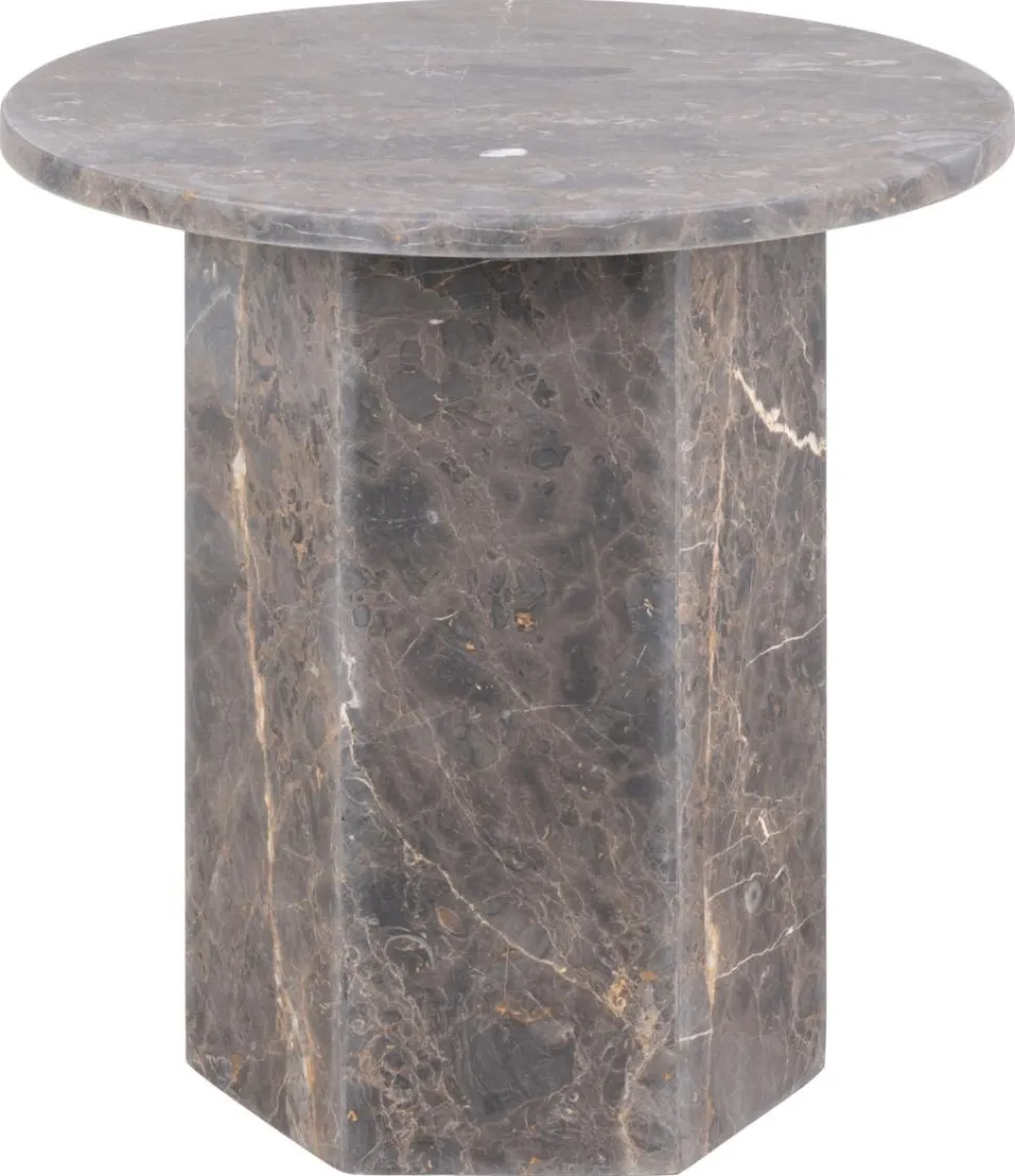 Stolik Naxos marmur ciemny brązowy