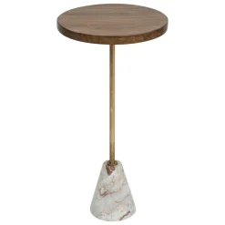 Stolik Neith drewno/marmur