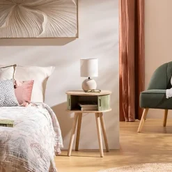 Stolik nocny Nysos szałwia