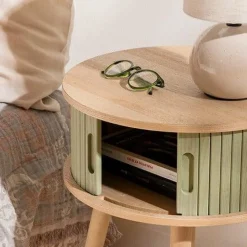 Stolik nocny Nysos szałwia