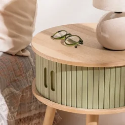 Stolik nocny Nysos szałwia