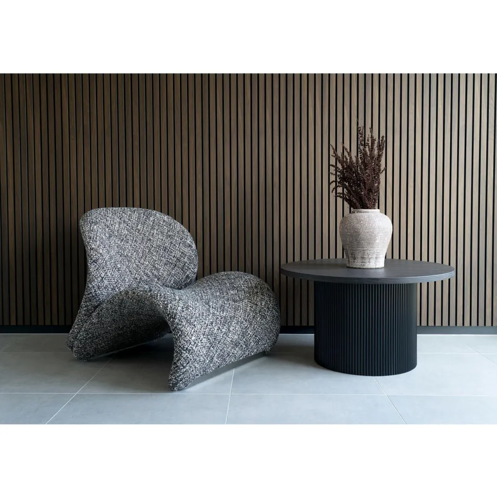 Stolik pomocniczy Boavista 80cm brązowy ciemny