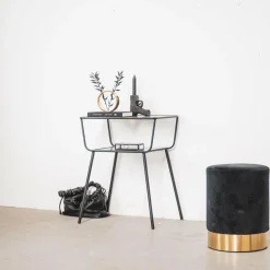 Stolik pomocniczy HV czarny