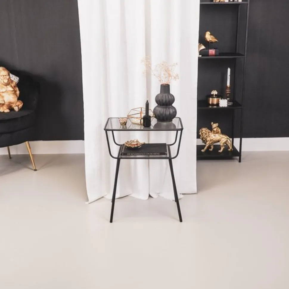 Stolik pomocniczy HV czarny