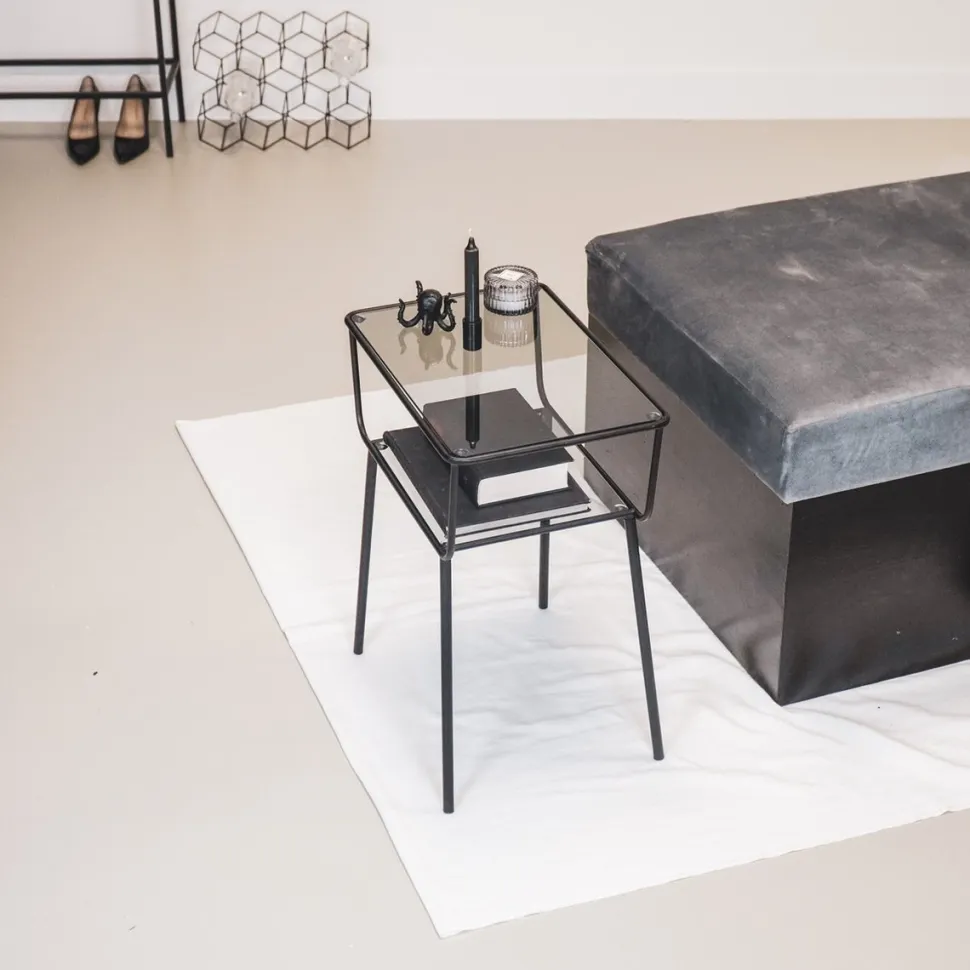 Stolik pomocniczy HV czarny