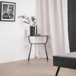 Stolik pomocniczy HV czarny