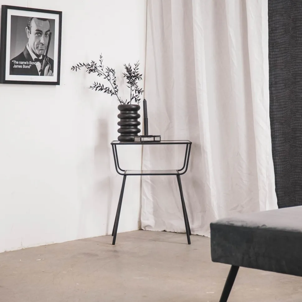 Stolik pomocniczy HV czarny