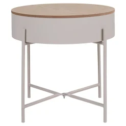 Stolik pomocniczy Sisco kaszmirowy/naturalny
