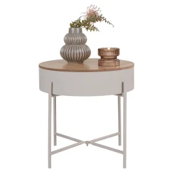 Stolik pomocniczy Sisco                   kaszmirowy/naturalny