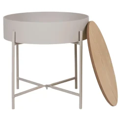 Stolik pomocniczy Sisco                   kaszmirowy/naturalny