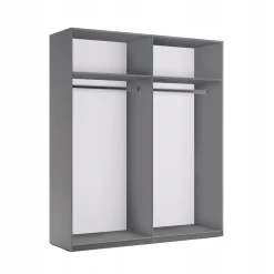 Szafa Della szara z lustrem