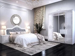 Szafa Diamante 192cm biały połysk