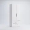 Szafa Flory z szufladami biały połysk