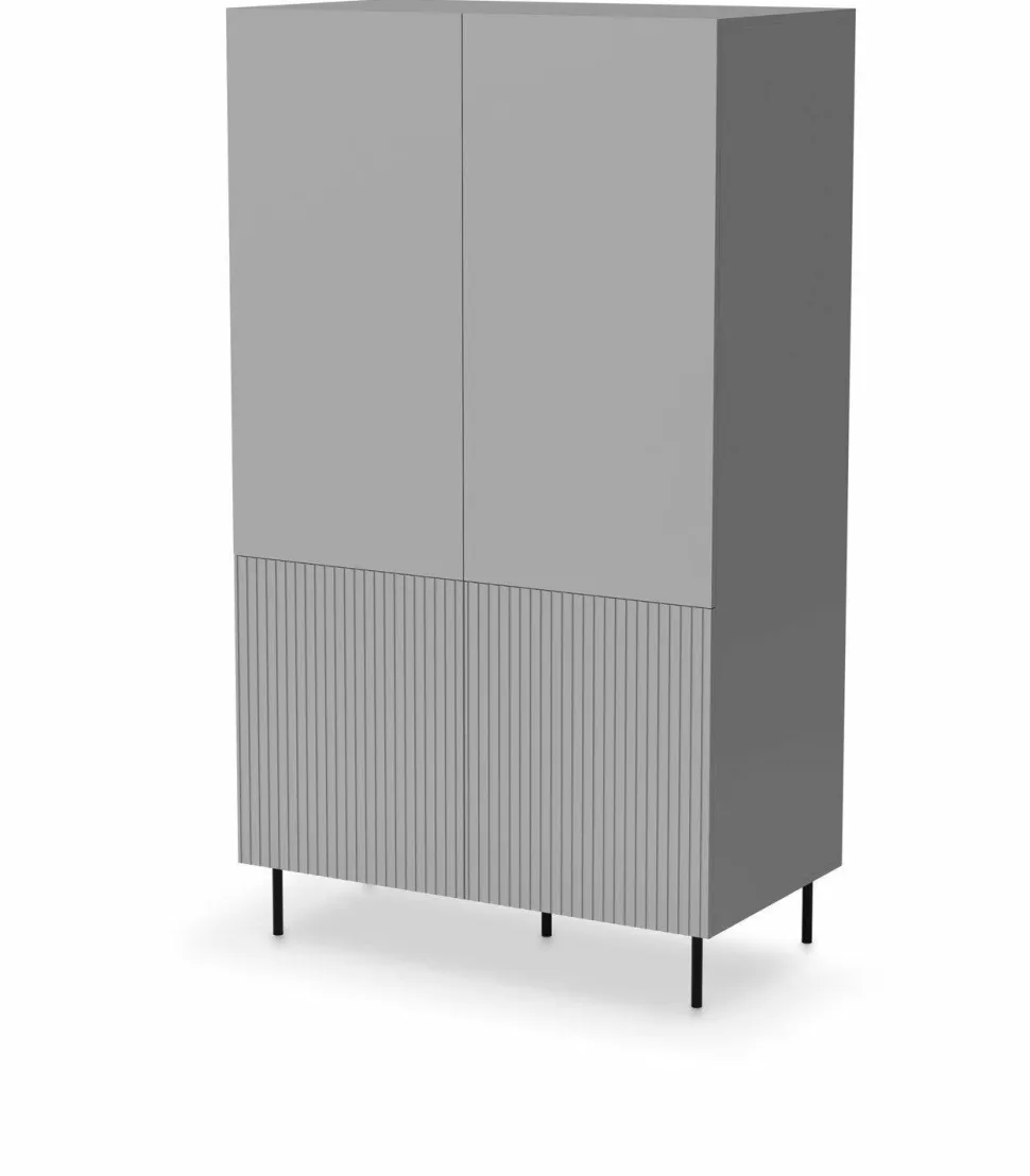 Szafa Harbin szara/czarna