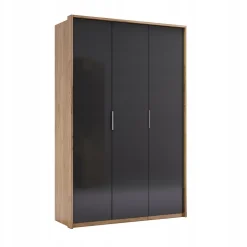 Szafa Lana 3 drzwiowa dąb/szary