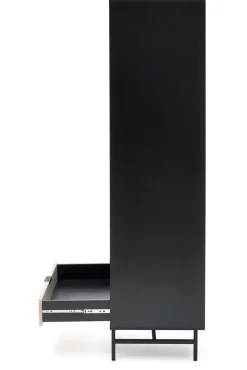 Szafa Nihala dąb artisan/ czarna