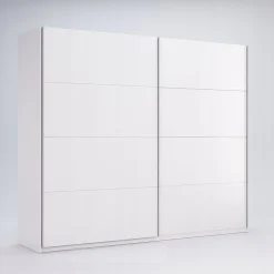 Szafa przesuwna Flory 250 cm biały połysk