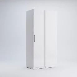 Szafa przesuwna Flory narożna biała połysk