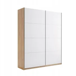 Szafa przesuwna Tissa 150cm I dąb craft/biały połysk