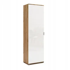 Szafa Tissa 60cm dąb craft/biały połysk