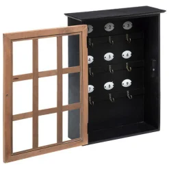 Szafka / wieszak na klucze Milana czarna